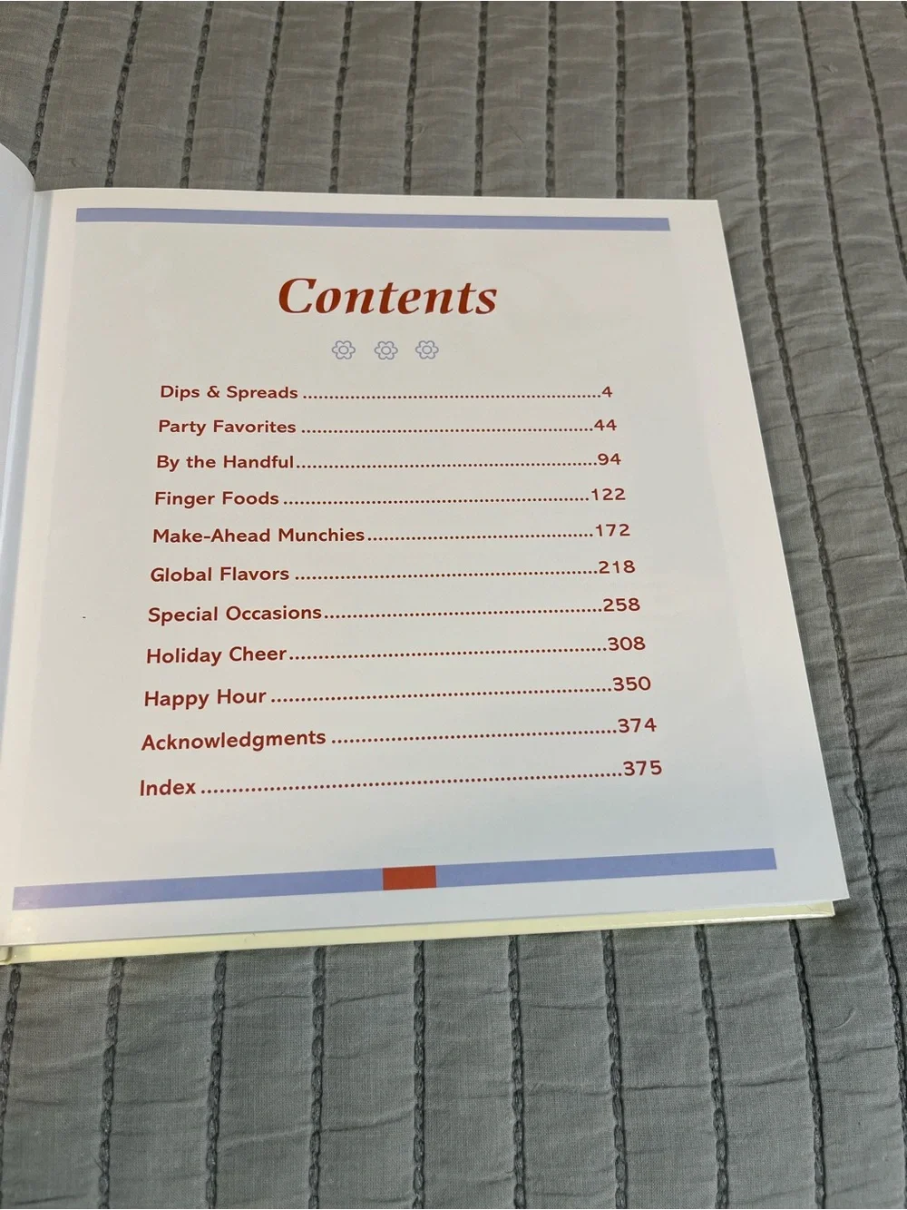 Best Loved Appetizers Cookbook - Red